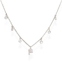 Collana Amen Donna Letterami in Argento Zirconia CLBBZF - CLBBZF